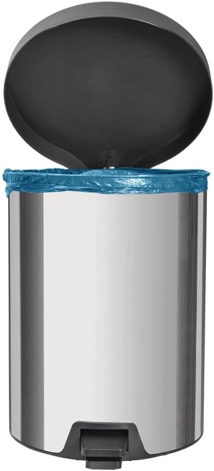 Lixeira com Pedal Tramontina New em Aço Inox 2
