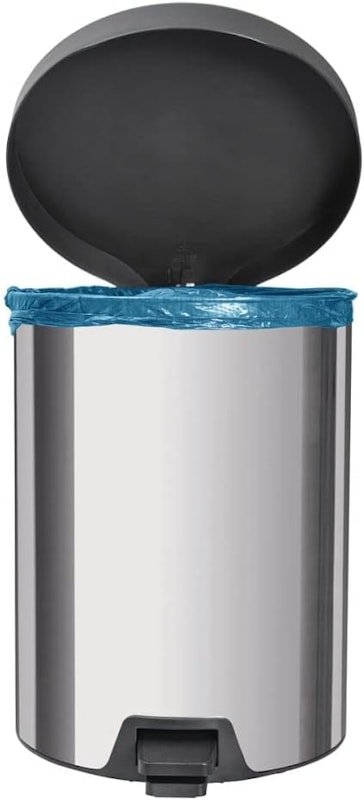 Lixeira com Pedal Tramontina New em Aço Inox 2