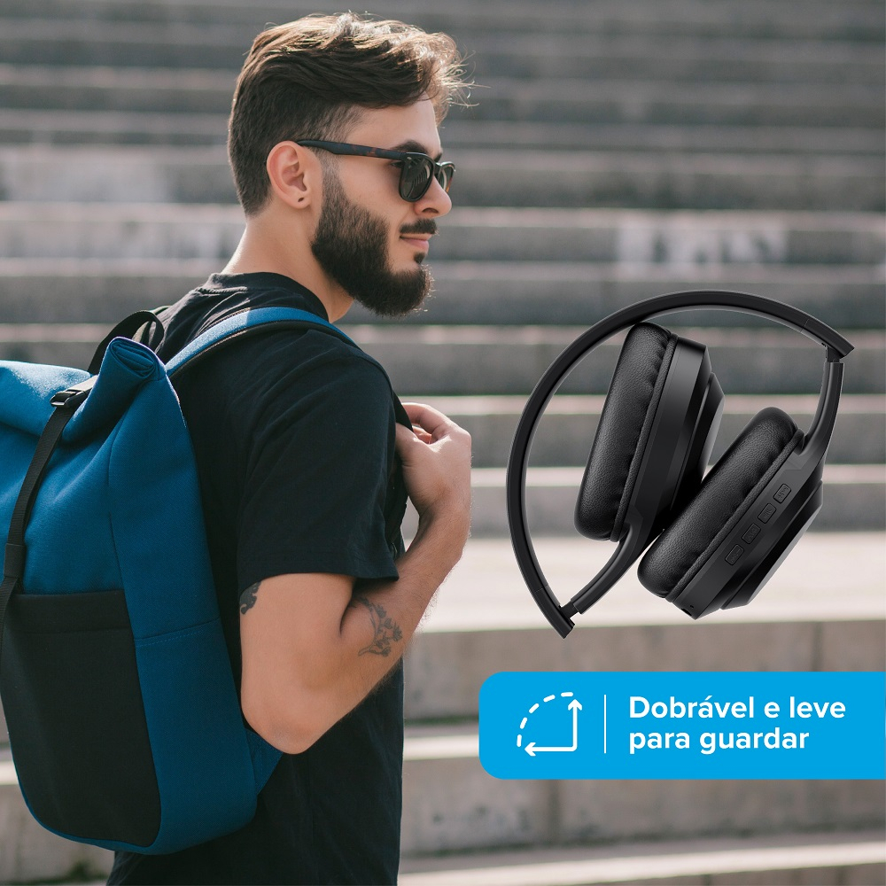 Headphone Bluetooth BASS 300 i2GO 5