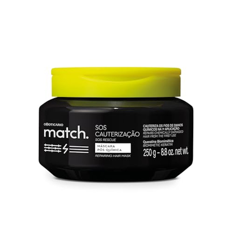 Máscara Capilar Pós-Química Match SOS Cauterização 1