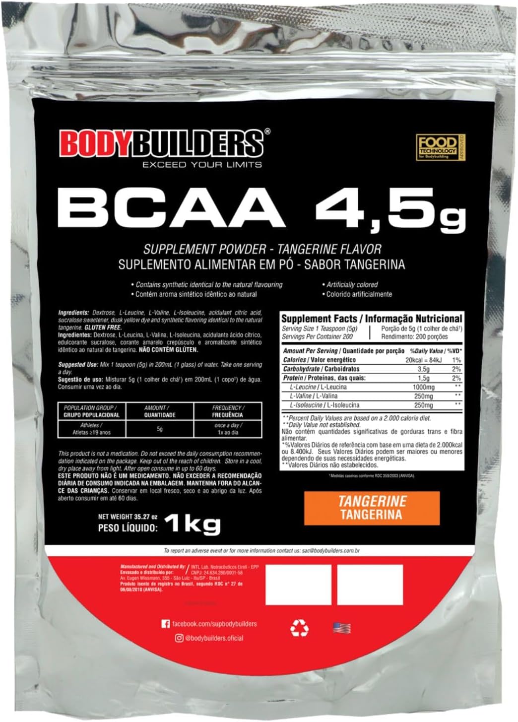 BCAA 4,5 g Bodybuilders 1