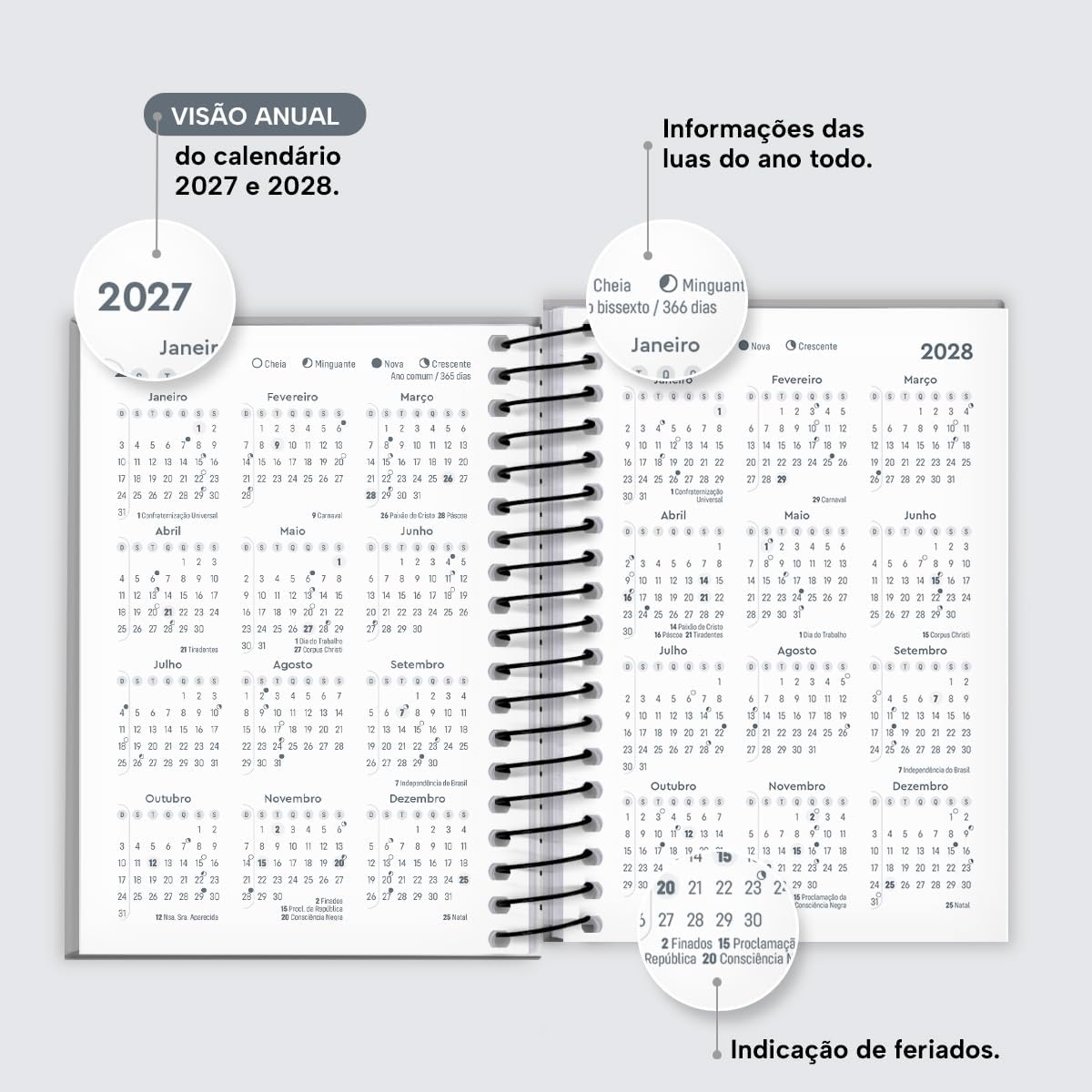 Agenda 2027 Mini Floral Sakura Cerejeira Japonesa Iscool 2