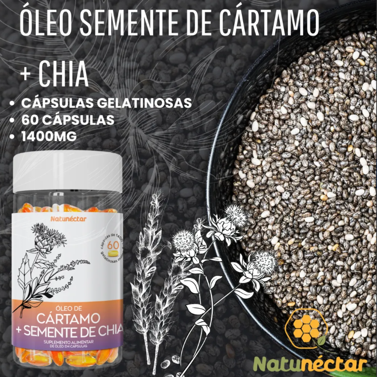 Óleo de Cártamo + Semente de Chia 2