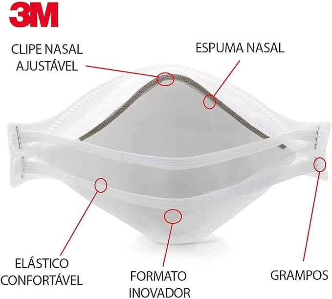 Respirador Descartável 3M Aura 9320+BR 4