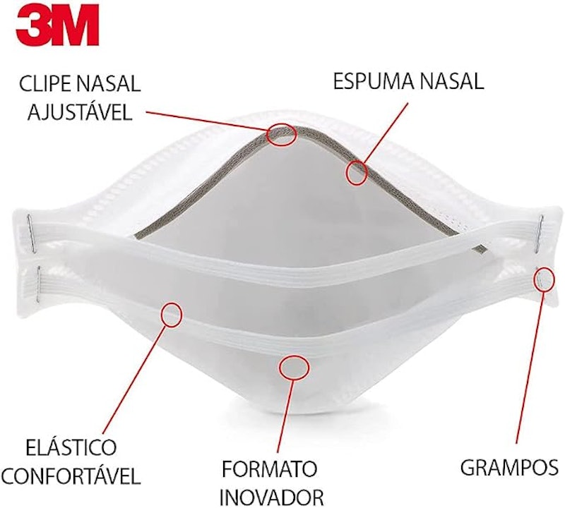 Respirador Descartável 3M Aura 9320+BR 4