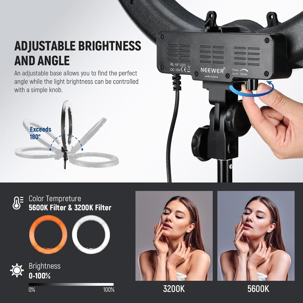 Ring Light HollyWave 18 Polegadas 3