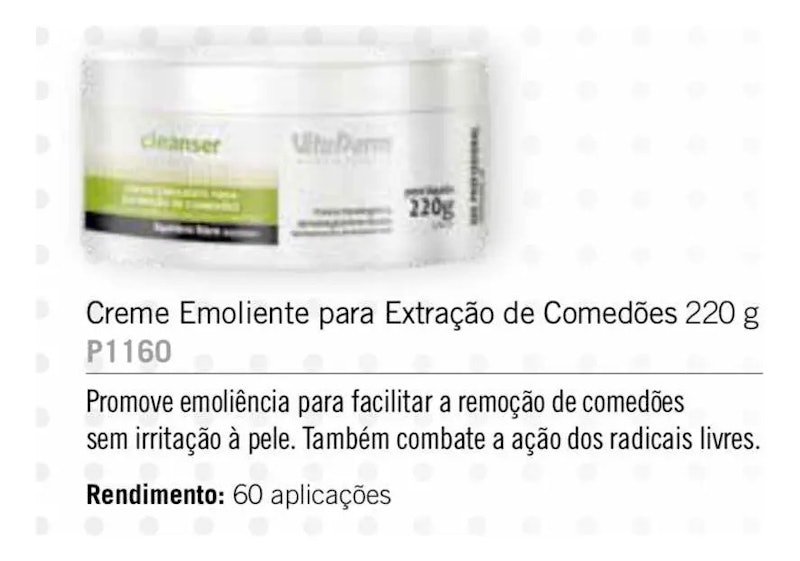 Creme Emoliente para Extração de Comedões Cleanser 4
