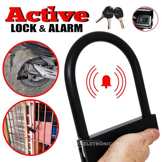 Cadeado U-Lock LuaTek 2