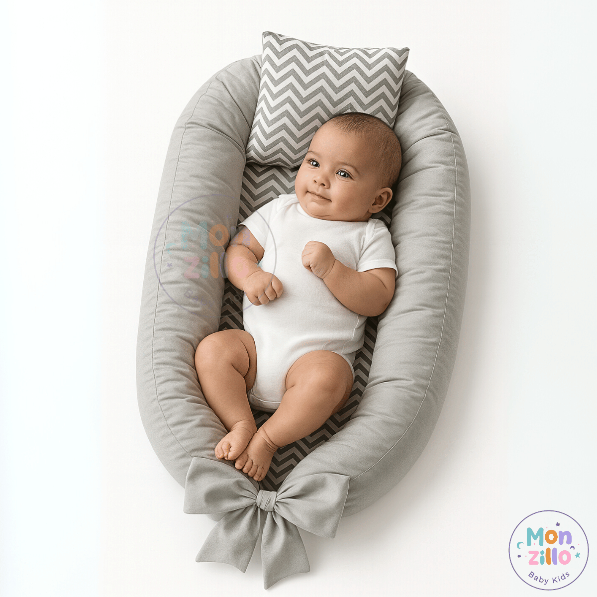 Ninho para Bebê Redutor de Berço Pompom 2