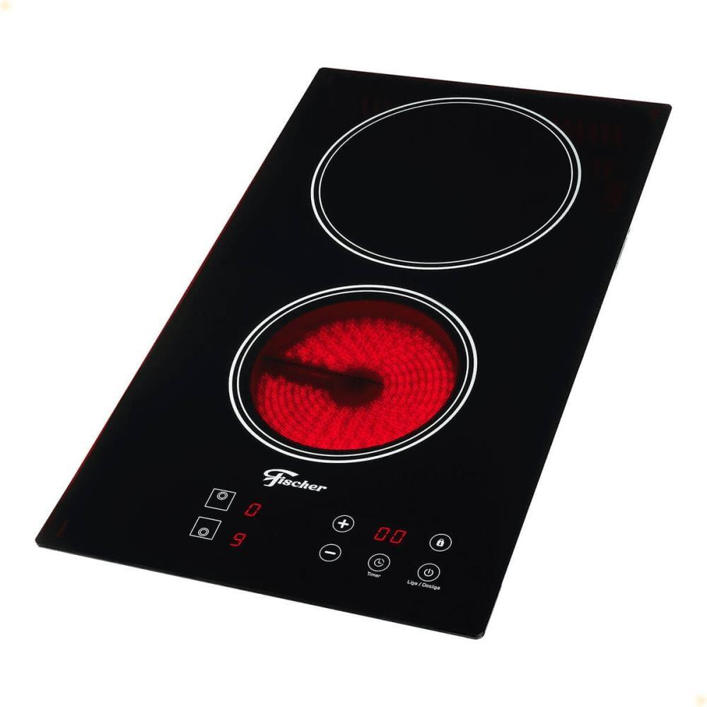 Cooktop Elétrico Fischer 2 Bocas com Touch Screen Vitrocerâmica 3