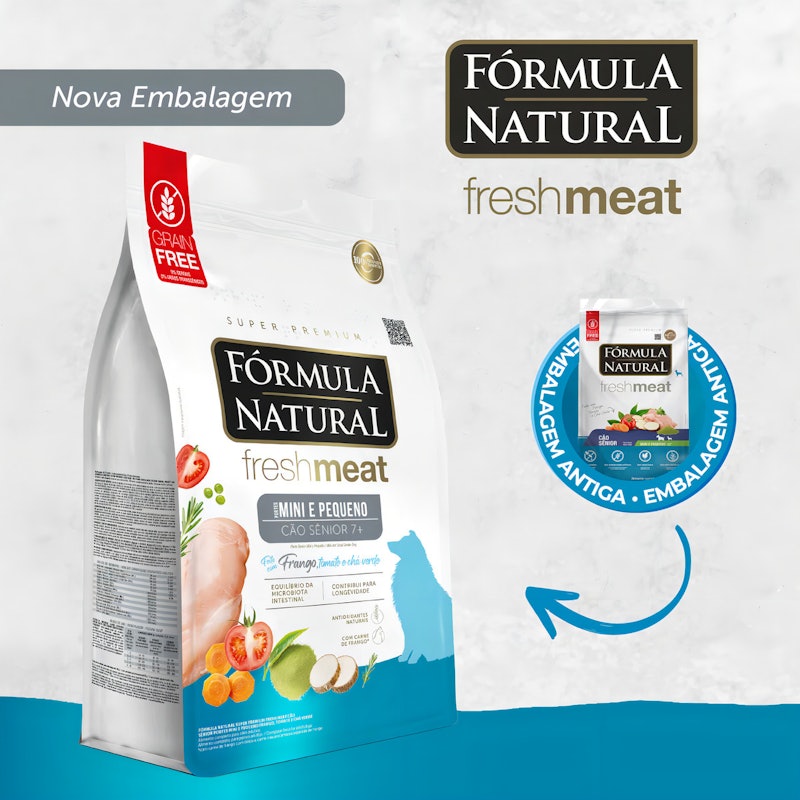Fórmula Natural Super Premium Fresh Meat Cão Sênior Portes Mini e Pequeno 3