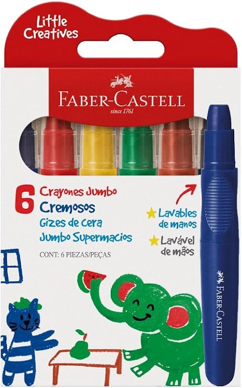 Giz de Cera Jumbo Supermacio Little Creatives 1