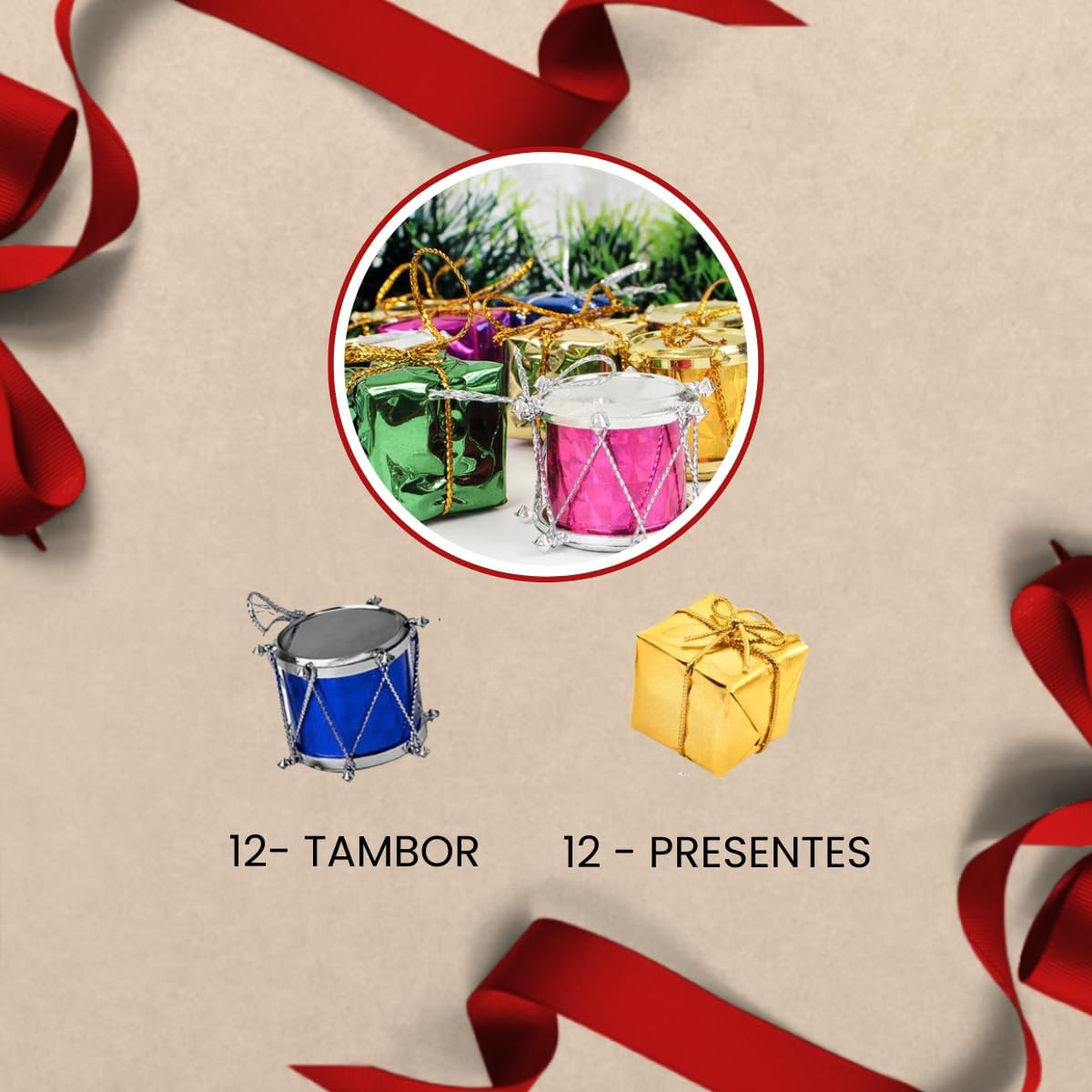 Kit 84 Enfeites de Natal Completo 4