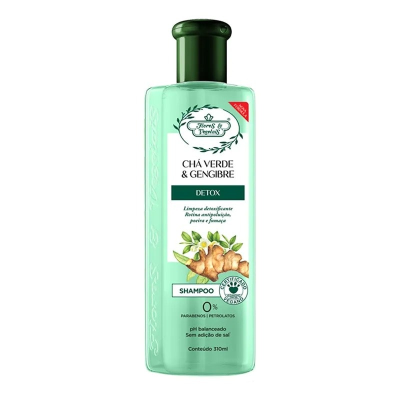 Shampoo Chá Verde & Gengibre Detox 1