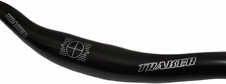 Guidão Curvo Alumínio 31.8mm x 700mm Preto Bike MTB 2