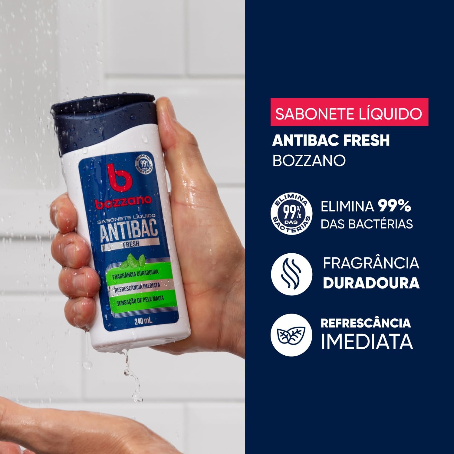 Sabonete Líquido Bozzano Antibac Fresh 5