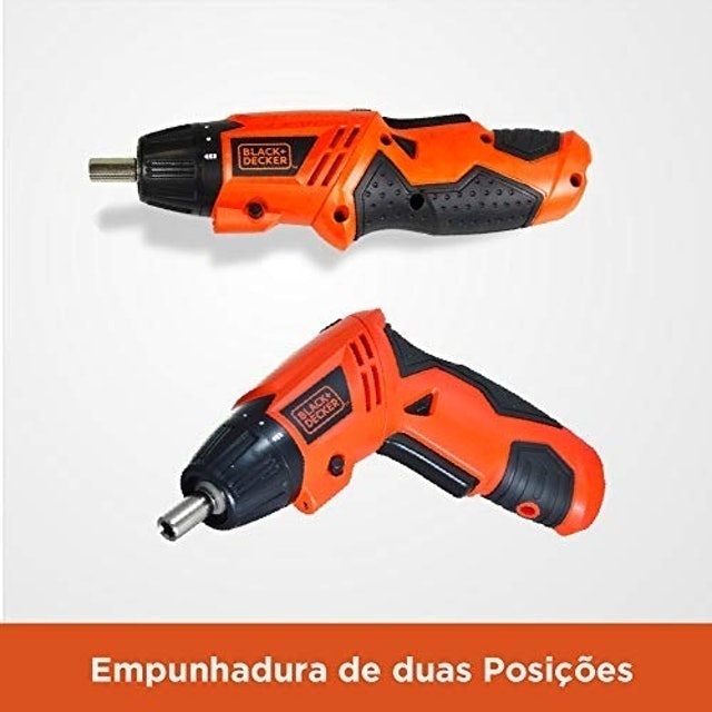 Parafusadeira a Bateria 1/4" (6,35 mm) 4.8 V com LED 16 Acessórios 2