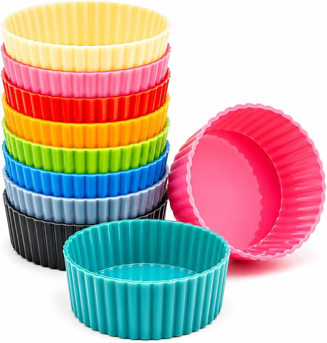 Forma Silicone Cupcake Pão De Queijo Empada - 10 Unidades 1