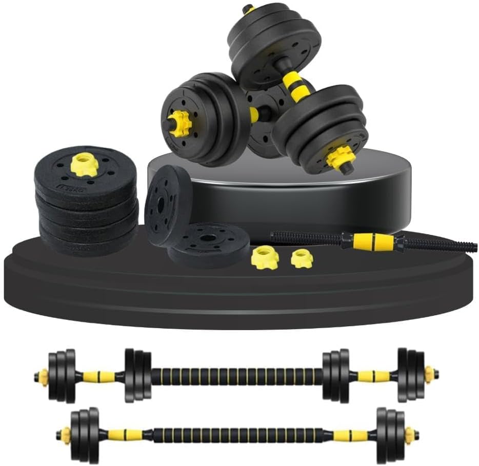Kit Halteres Ajustáveis 6 em 1 com Barra Central 30 Kg 3