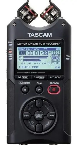 Gravador de Áudio Tascam DR-40X 1