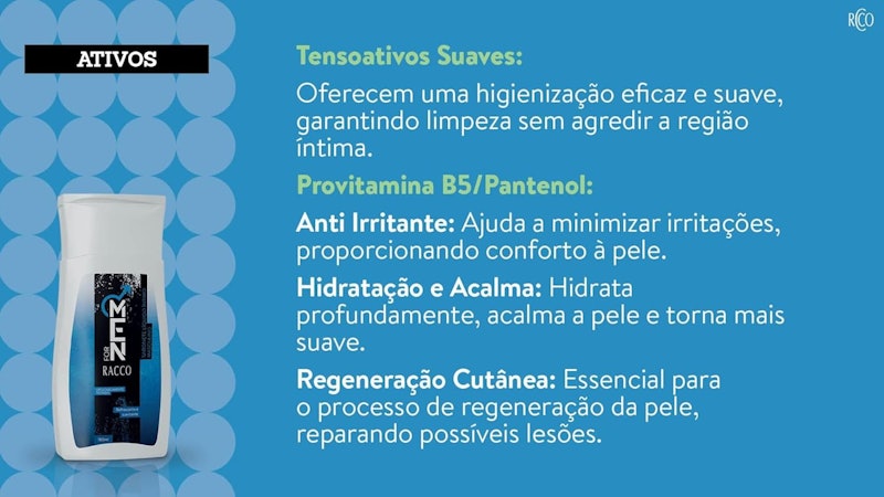 Sabonete Líquido Íntimo For Men Racco 3