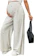 MAKEMECHIC Calça Feminina Listrada com Laço para Gestantes MakeMeChic 1