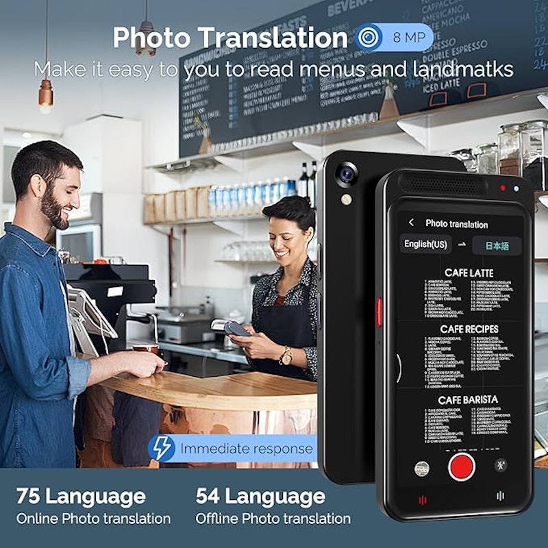 Tradutor de Idiomas Instantâneo Simbago 4