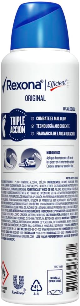 Desodorante para Pés Efficient Antibacterial Protection Rexona 2