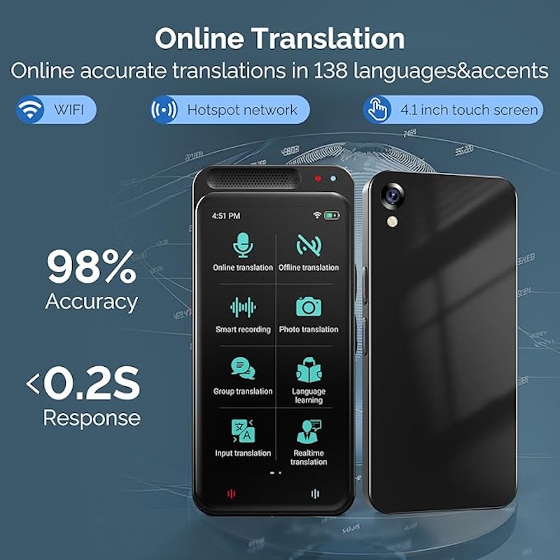 Tradutor de Idiomas Instantâneo Simbago 2