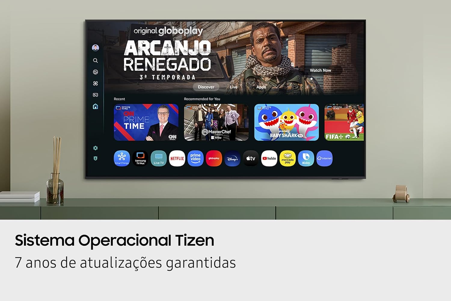 Smart TV 43” Crystal UHD 4K U8100F 2025 4