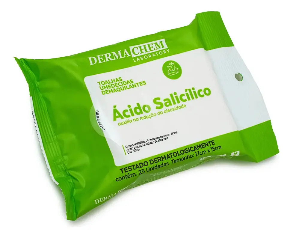 Lenço Demaquilante com Ácido Salicílico Antioleosidade 4