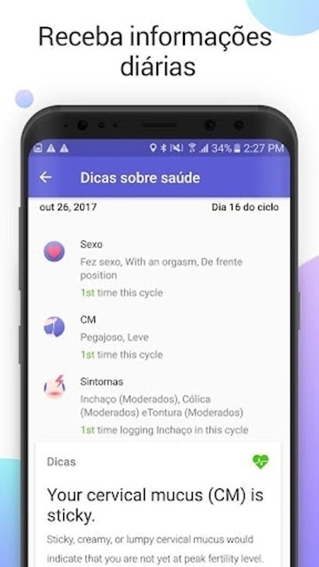 Glow Monitor de Ovulação, Menstruação, Fertilidade 5