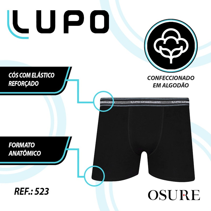 Cueca Boxer de Algodão 2