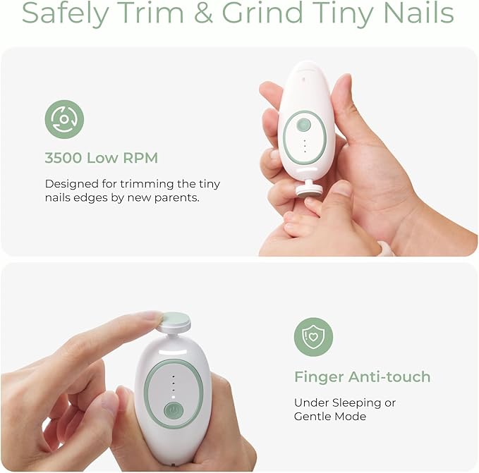 Lixa Aparador de Unhas Elétrico Momcozy 3