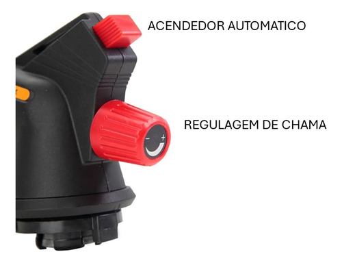 Maçarico Portátil Gás Torch 5