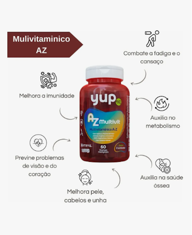 Yup Gummy Adulto AZ Multivit Multivitamínico A-Z 2