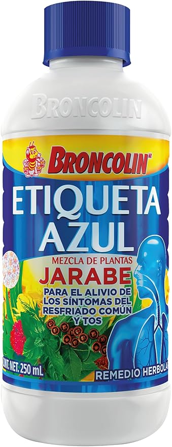 Xarope Broncolin Jarabe Etiqueta Azul 1