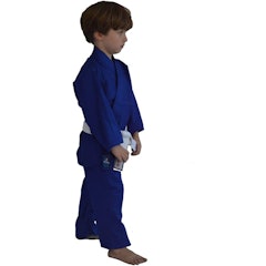 Kimono Jiu-Jitsu ou Judô Combat BJJ Azul Infantil
