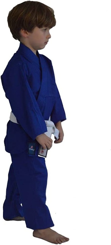 Kimono Jiu-Jitsu ou Judô Combat BJJ Azul Infantil 1