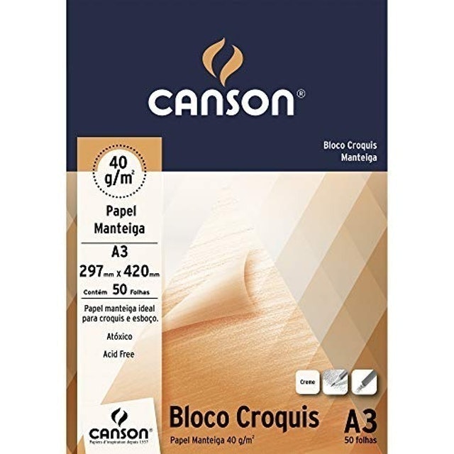 Canson® Bloco Croquis - Papel Manteiga 1