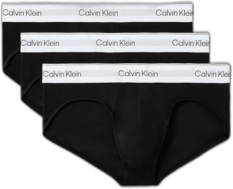Cueca Icon Cotton Stretch Preta (Kit com 3) 1