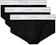 CALVIN KLEIN Cueca Icon Cotton Stretch Preta (Kit com 3) 1
