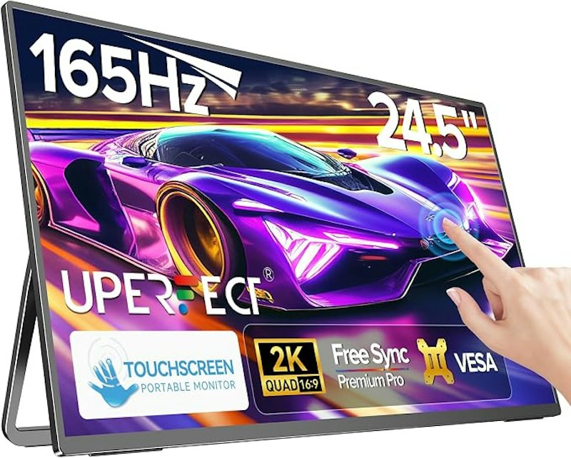 Monitor Gamer Portátil IPS 24,5" Touchscreen 1
