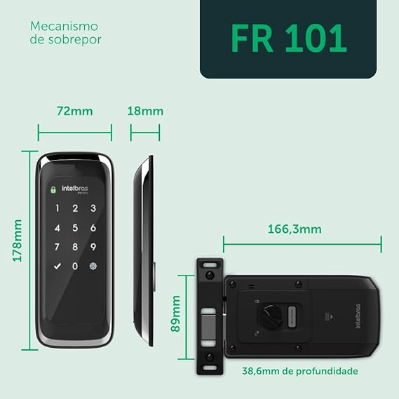 Fechadura Digital de Sobrepor 2