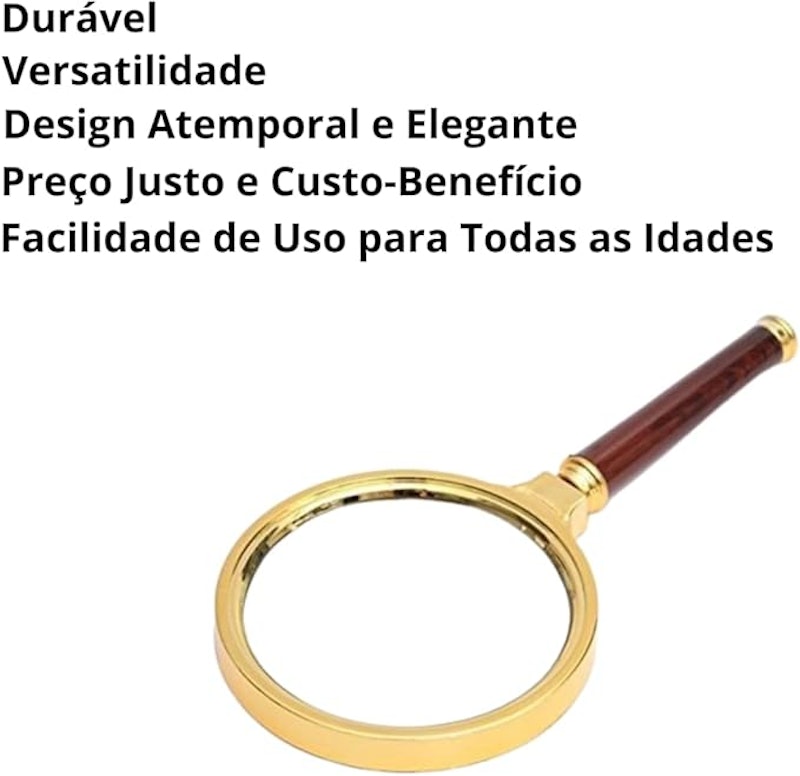 Lupa de Aumento de Luxo 3