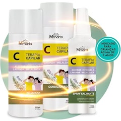 Kit Terapia Capilar Combate Piolhos e Lêndeas