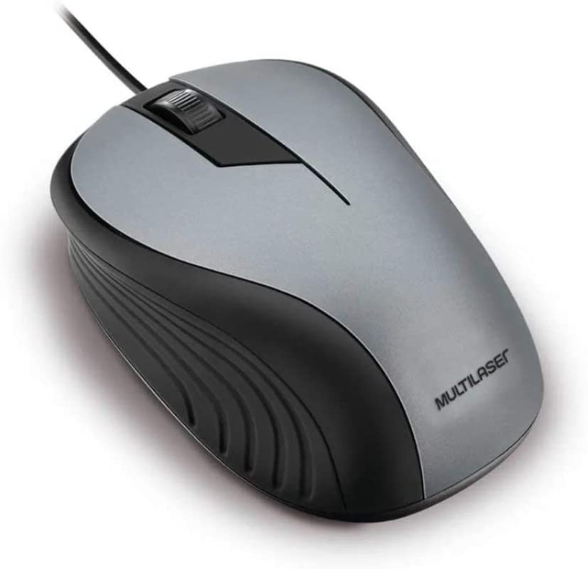 Mouse Com Fio Wave Conexão USB  4
