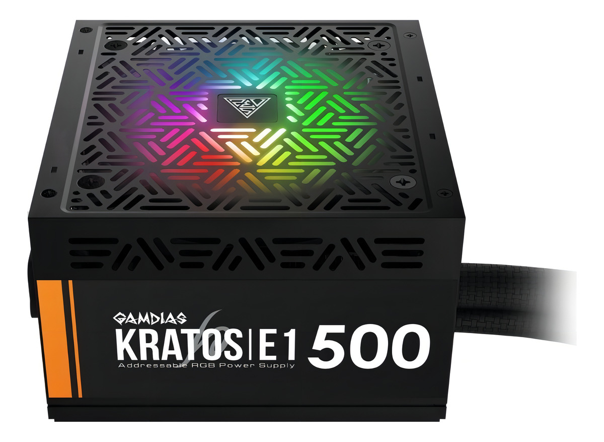 Fonte Gamer Gamdias Kratos E1-500 500 W RGB 2