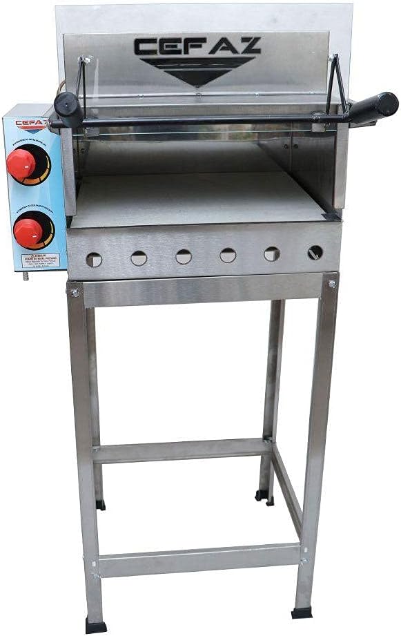 Forno Refratário com Grill Infra Vermelho a Gás e Cavalete 3