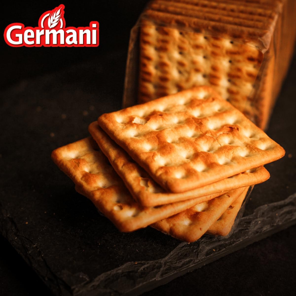 Biscoito Cream Cracker Integral Germani 3